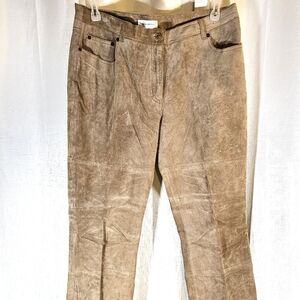 Isaac Mizrahi 14 Leather Pants